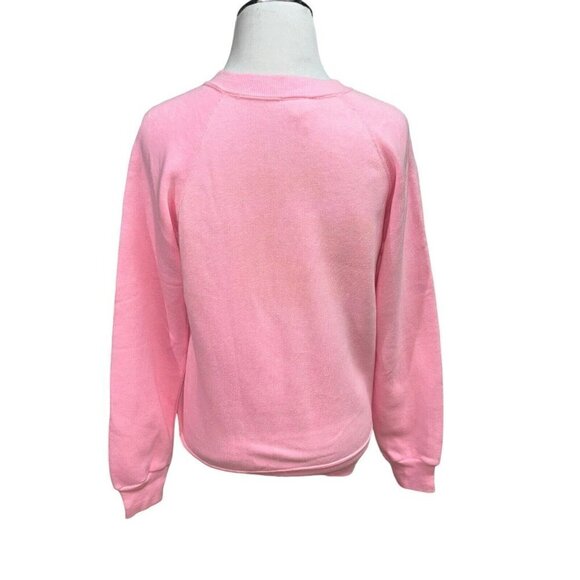 Sportswear Vintage 1980's Women's S Small Kersten Brothers Bunny Sweater Pink - Picture 4 of 7